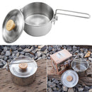 Cooking Tool Picnic Outdoor Detachable Kettle Camping Pot Teapot Cookware