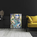 5D DIY Diamond Painting Full Square Drill Color Frogs Wall Decor Rhinestone Art