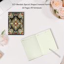 DIY Mandala Special Shaped Diamond Painting 60 Pages A5 Notebook Diary Book