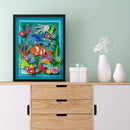 DIY Paper Fish Diamond Picture Part Drill Special Shape Rhinestone Painting