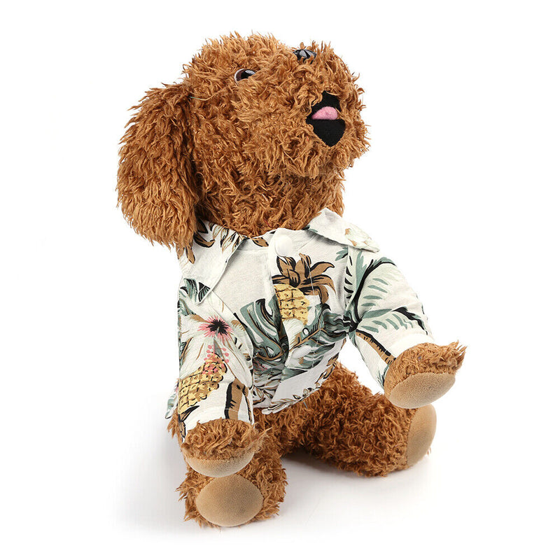 Cute Pets Dog Costume Dog Hawaiian Style Dog Puppy Shirt for Pet Supply