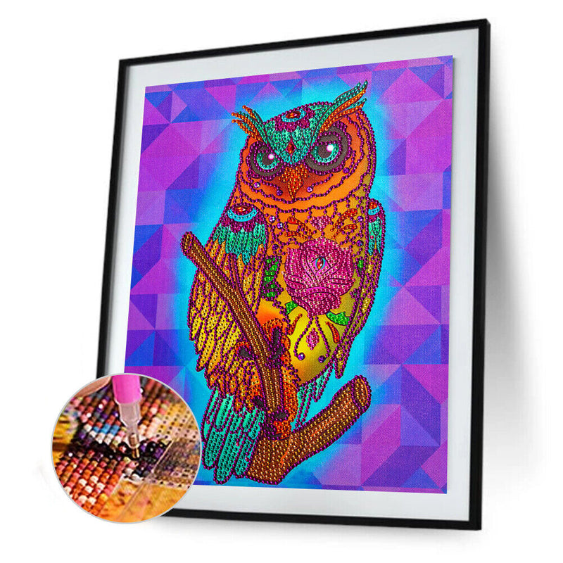 5D Part Special Shaped Drill Diamond Painting Kit Eagle Animal Decor Adults