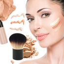 Big Size Foundation Makeup Brush Soft Face Blush Powder Brush Tool (Brown) Newly