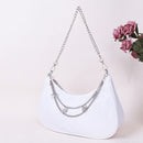 Retro Women Solid Color Small Shoulder Bags Ladies Butterfly Chain Hobos Handbag