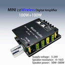 ZK-1002L Dual Channel 2x100W Audio Power Amplifier Board Stereo Amp with Filter