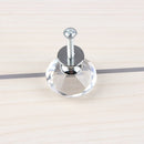 Drawer Diamond Shape Pull Handle Door Knobs Crystal Glass Knobs Cupboard Pulls