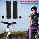 Bicycle Sponge Lock Handlebar Grips Soft Mountain Bike Handle Cover (Black)