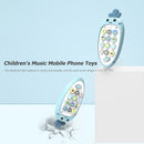 Radish Baby Teether Phone Music Toys Electronic Children Simulation Telephone