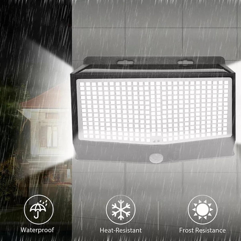 468LED Solar Power Light PIR Motion Sensor Lamp Outdoor Wall Garden Lamp FAST~
