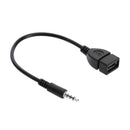 ALLOYSEED AUX Adapter Cable Audio Cable 3.5mm Male Female Female, USB-2.0-K