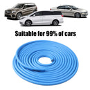 5m Car Door Anti Collision Strip Paste-free Sealing Guard with Steel Disc