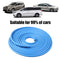 5m Car Door Anti Collision Strip Paste-free Sealing Guard with Steel Disc