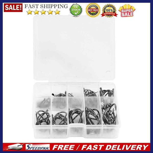 Fishing Hooks Set Sharp High Efficient Sea Barbed Hooks Fishing Accessories
