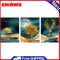 Canvas Paint By Numbers Golden Deer 3 Panel Oil Hand Painted Home Drawing Kit