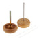 Wooden Manual DIY Curved Needles Beaded Bowl Fast Beading Wood Bead Spinner