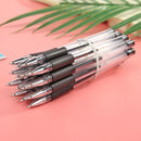 10pcs 0.5mm Neutral Black Refill Gel Pens Office School Supply Stationery