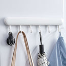 Organizer Free-Punching Shower Hook Robe Hook Wall Hanger Door Rear Hook