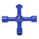 Multi-function Universal Cross Key Wrench for Electric Control Cabinet Door