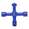 Multi-function Universal Cross Key Wrench for Electric Control Cabinet Door