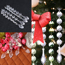 12pcs Crystal Bead Curtain Beads Pendant Wedding Hanging Curtain Home Decor