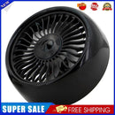 Car Fan 3-Speed 7-Blade USB Air Vent Clip Fan for 12V 24V Vehicle (Black)