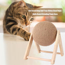 Cat Scratching Ball Toys Sisal Board Scratcher Kitten Grinding Paws Claws Care