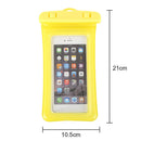 Waterproof Phone Case Underwater Touch Screen Mobile Phone Bags (Yellow)