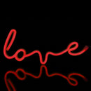 LOVE Sign LED Neon Light USB/Battery Powered Home Party Decor Lamp (Red) Newly