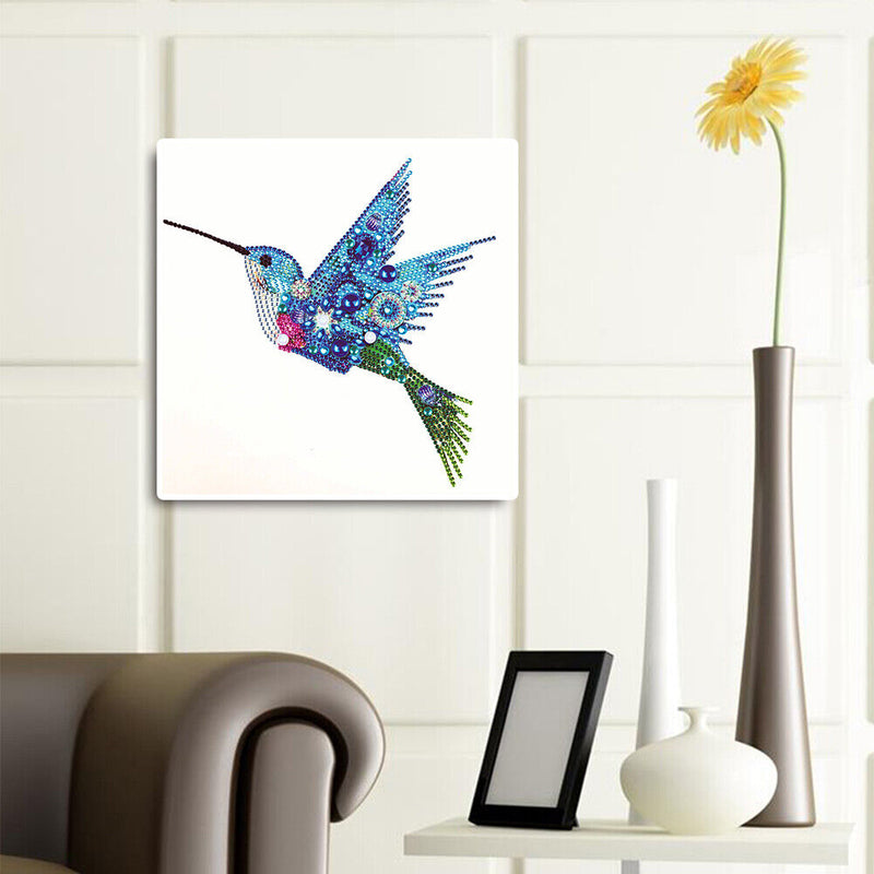 5D Partial Special Shaped Diamond Painting Hummingbird Poster Kit (UP256)