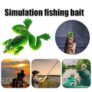 5.5cm Frog Soft Bait with Hook Freshwater Artificial Fishing Lures (Green) Newly