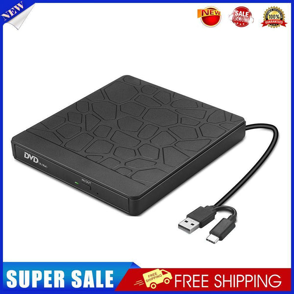 USB 3.0 External DVD CD Writer ROM Disk Reader Portable Optical Drives