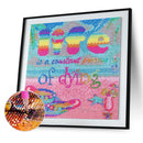 Diamond painting 5D DIY calligraphy and painting crystal diamond (B1713) Newly