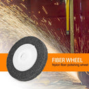 Nylon Fiber Polishing Wheel Non-woven Abrasive Metal Grinding Disc (Grey) Newly
