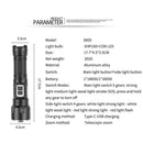 Bank Strong Light Focus Light Flashlight Torch Powerful Flashlight High Powe