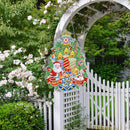 DIY Special Shaped Diamond Art Flower Wreath Hanging Rhinestone Garland Gifts