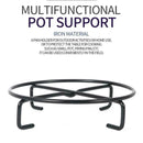 Portable Mini Stove Rack Iron Stand Stove Bracket Holder Outdoor Black M3L4