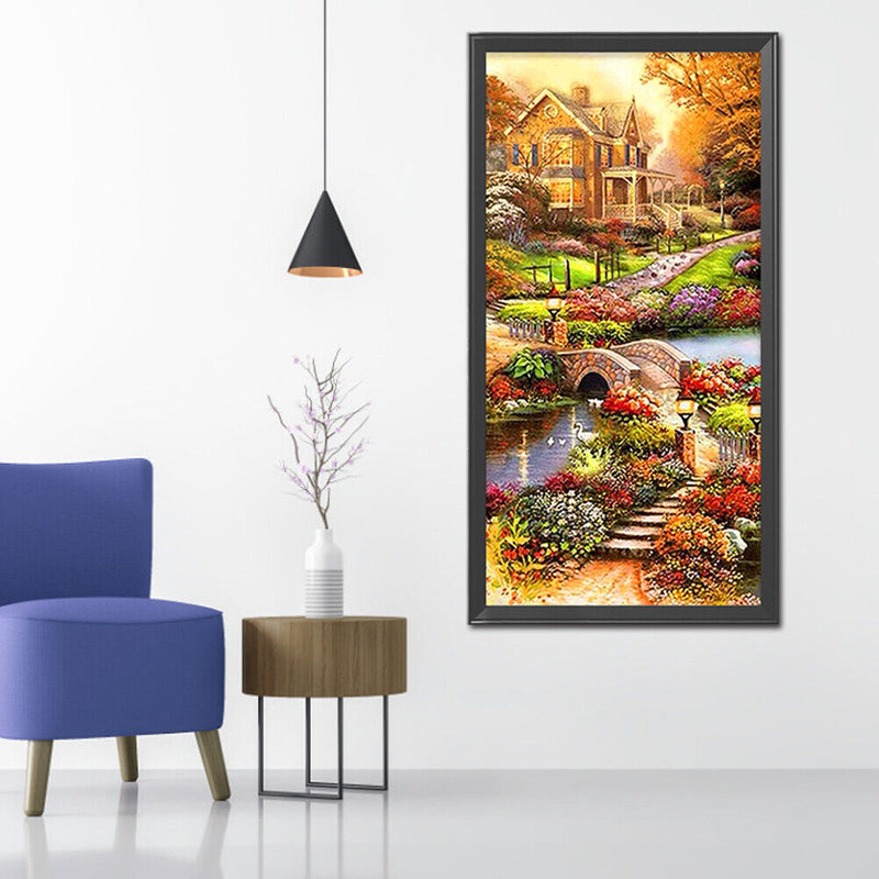 5D Diamond Painting Full Square Drill Garden Picture of