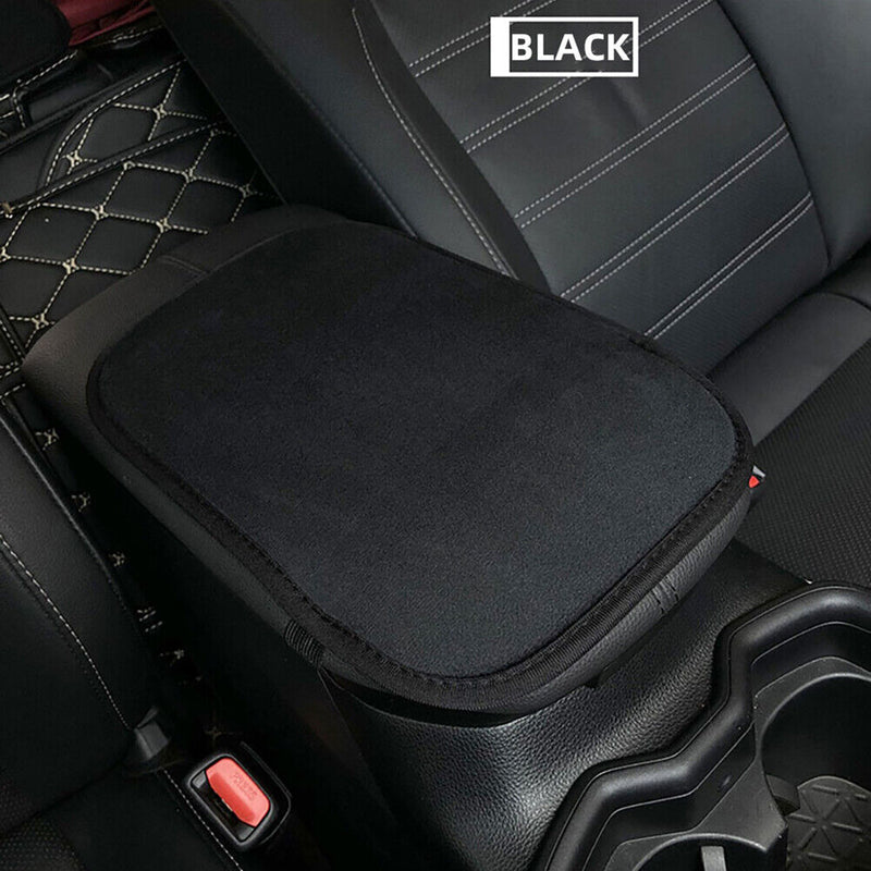 Flannel Car Armrest Mat Universal Interior Auto Arm Rest Box Pad Dust-proof