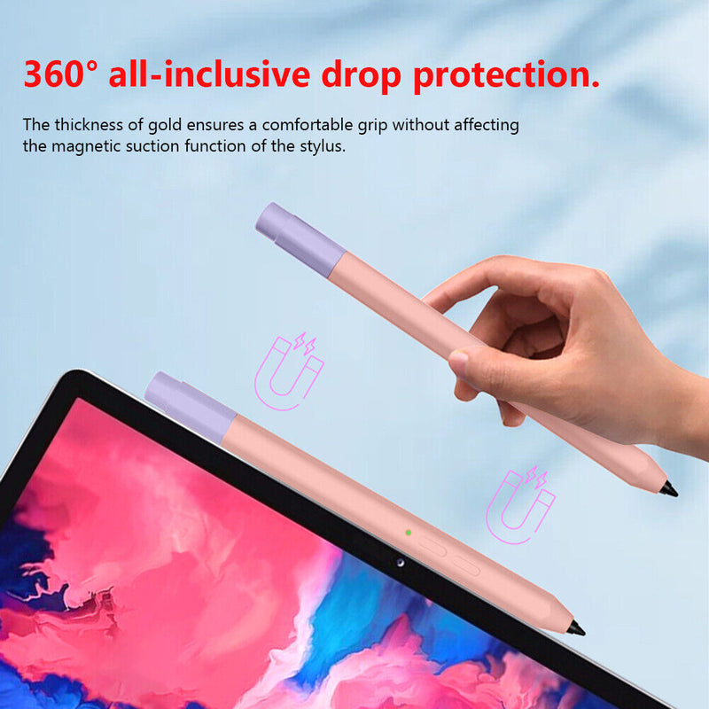 Silicone Case for Lenovo Xiaoxin Pad/Pad Pro Touch Pen Stylus Cover (Pink)