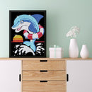5D DIY Diamond Painting Animal Partial Drill Rhinestone Mosaic Art Picture Ki