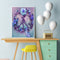 Digital Oil Painting By Numbers Kits Flower DIY Hanger Decor Room Wall Canvas