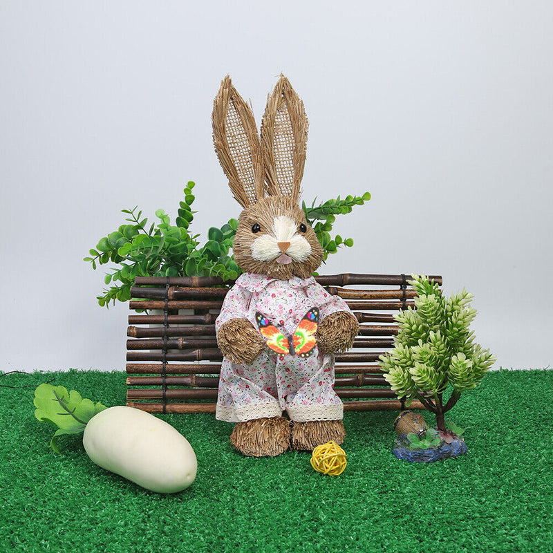 Cute Animal Easter Bunny Simulation Rabbit Bunny Ornaments Home Decoration Gi