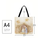 Virgin Printed Shoulder Shopping Bag Casual Large Tote Handbag (40*40cm)