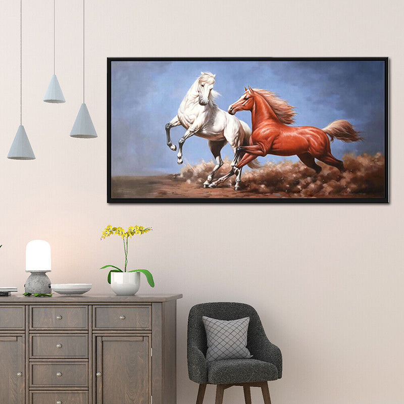 5D DIY Diamond Painting Full Round Drill Running horse Picture of