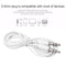 3.5mm Stereo Jack Audio Cable Male to Male AUX Cord for Car Speaker Headphones