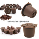 Reusable Refill Coffee Capsule Filters Shell for Nespresso Machine (Coffee)