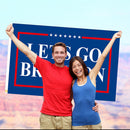 Lets Go Brandon Slogan Flag Polyester Banner Activities Decorative Bunting Sign