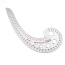 Plastic Transparent Tailor French Curve Sewing Ruler Comma Shaped Rulers Newly