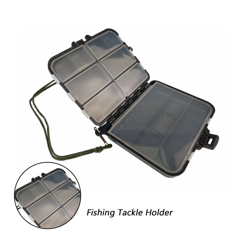 Multi Slots Fishing Tackle Box Portable Lure Hook Bait Storage Case (L) Newly