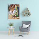 Full Embroidery Stamped Horse Dog DIY 11CT Eco-Cotton Thread Cross Stitch Kit